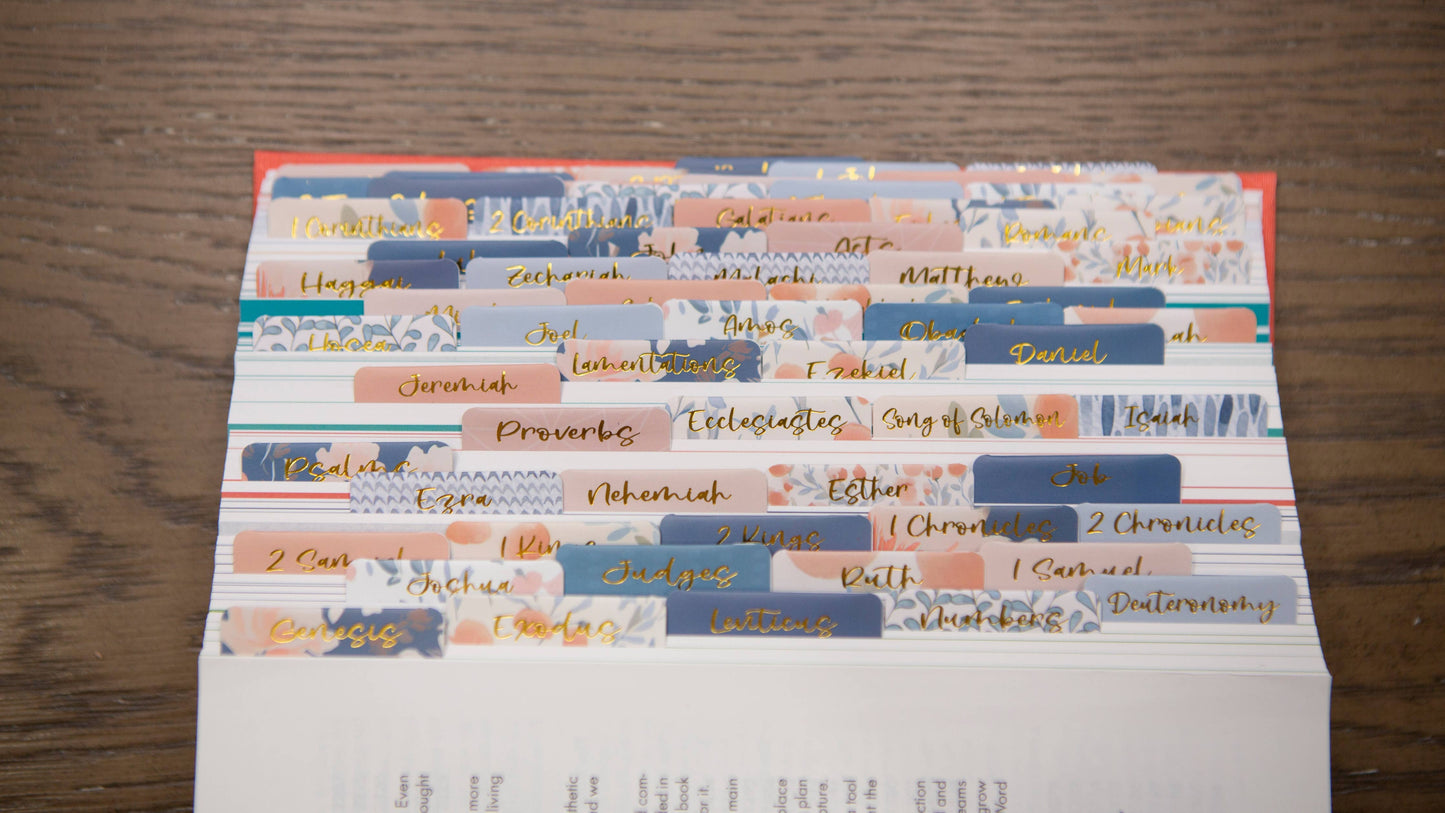 Chosen & Cherished - Tabs For Your Bible | Pretty Bible Book Tabs