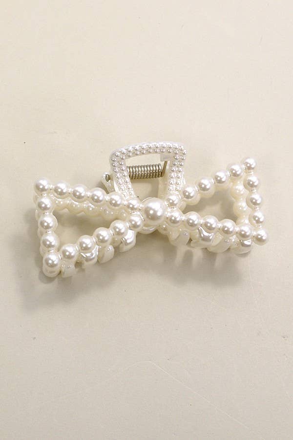 JOSSLYN by wall to wall - PEARL HAIR CLAW CLIPS | 40H736