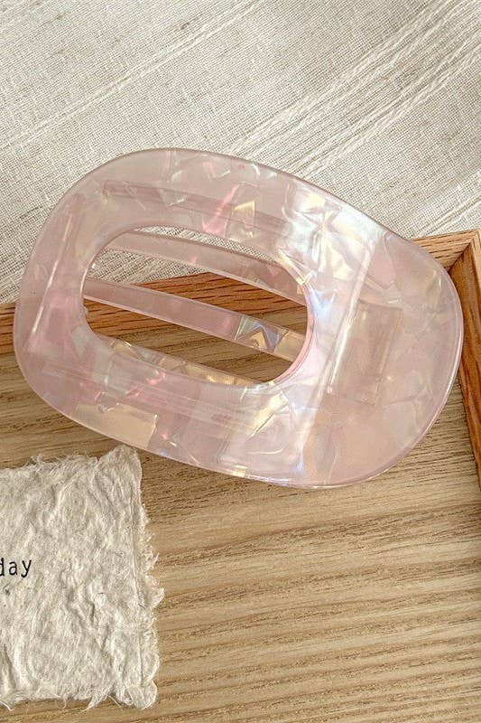 JOSSLYN by wall to wall - Jumbo Lay Flat Oval Hair Claw Clips Secure Styling | 40H1040
