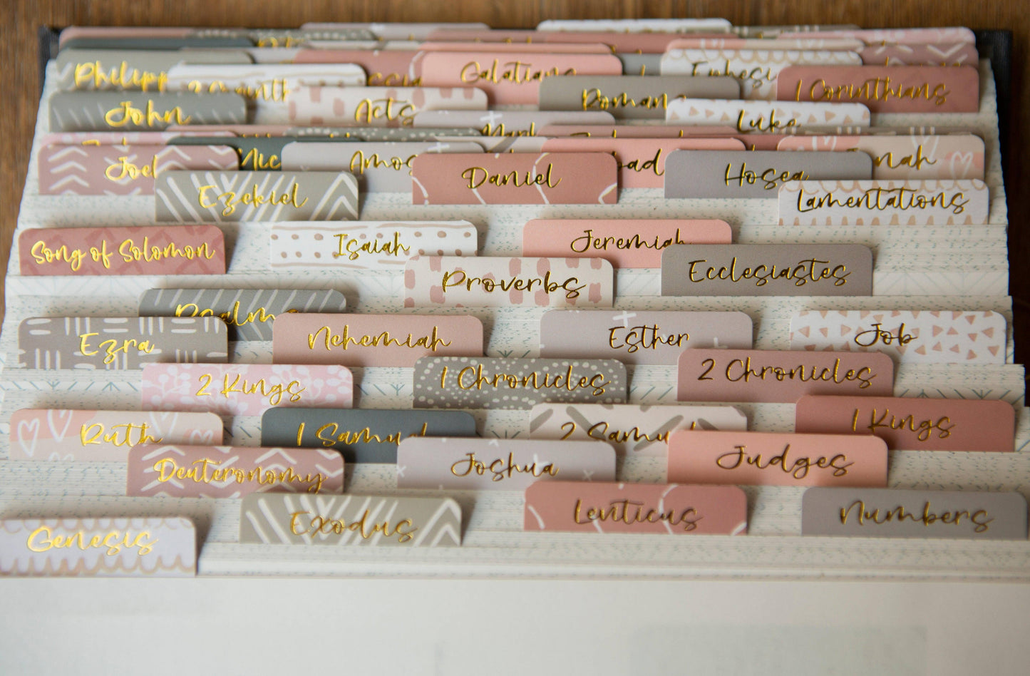 Chosen & Cherished - Bible Tabs | Neutral Bible Index Tabs