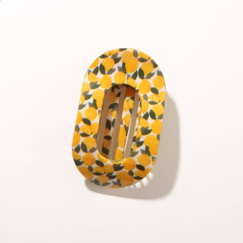 JOSSLYN by wall to wall - Vintage Floral & Leopard Hair Clip | 40H1119