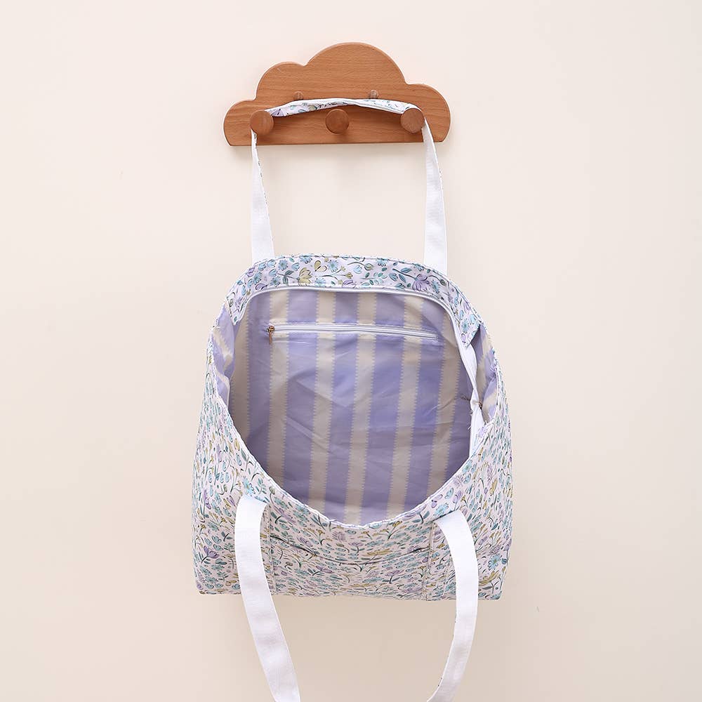Southern My Sass - Floral Tote Bag Diaper Bag Carry All Tote
