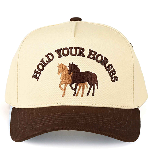 Hold Your Horses Monogrammed Cap