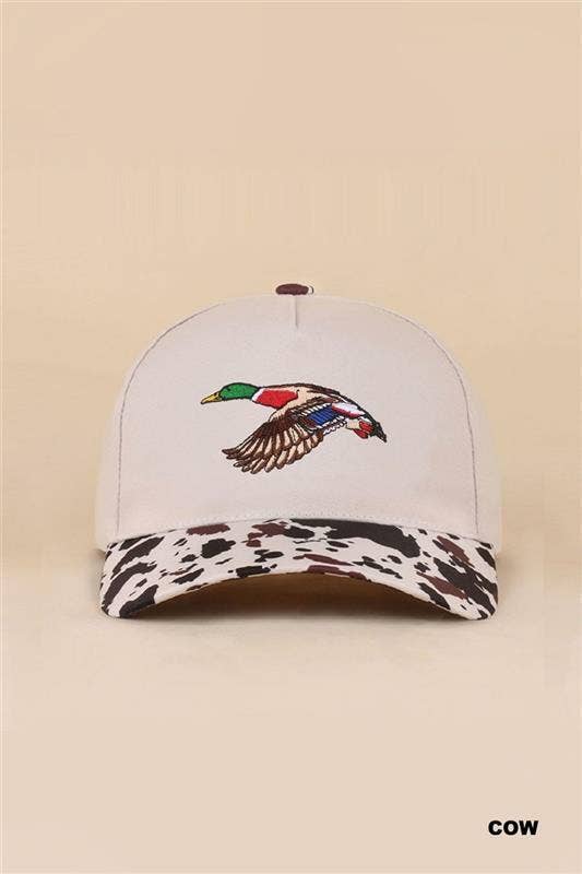 42POPS -  Mallard Two Tone Cotton Hat Zenana Consgt.