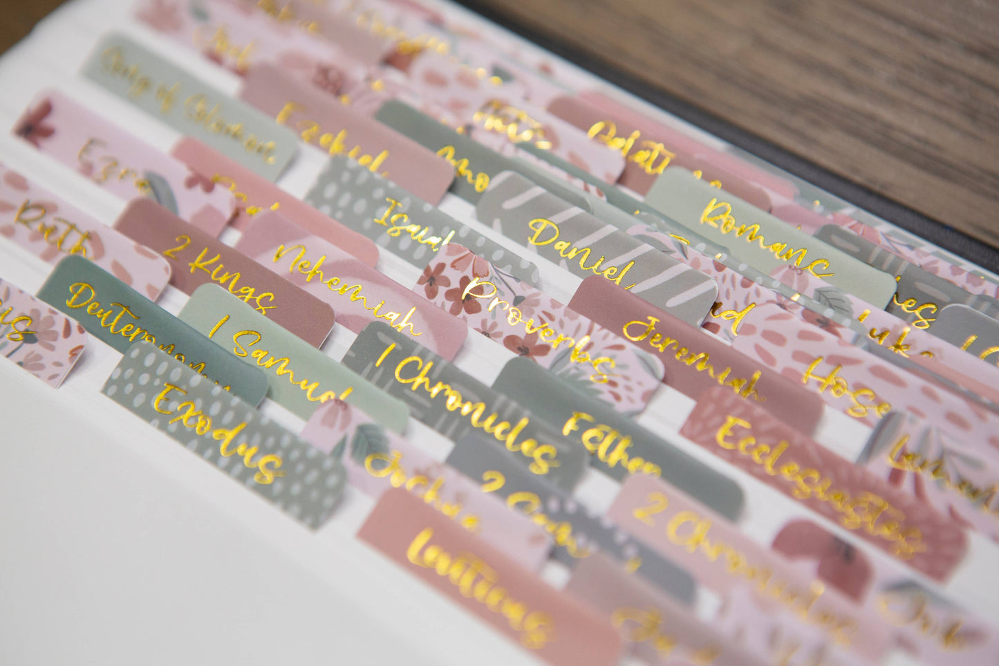 Chosen & Cherished - Bible Book Tabs | Pretty Bible Tabs