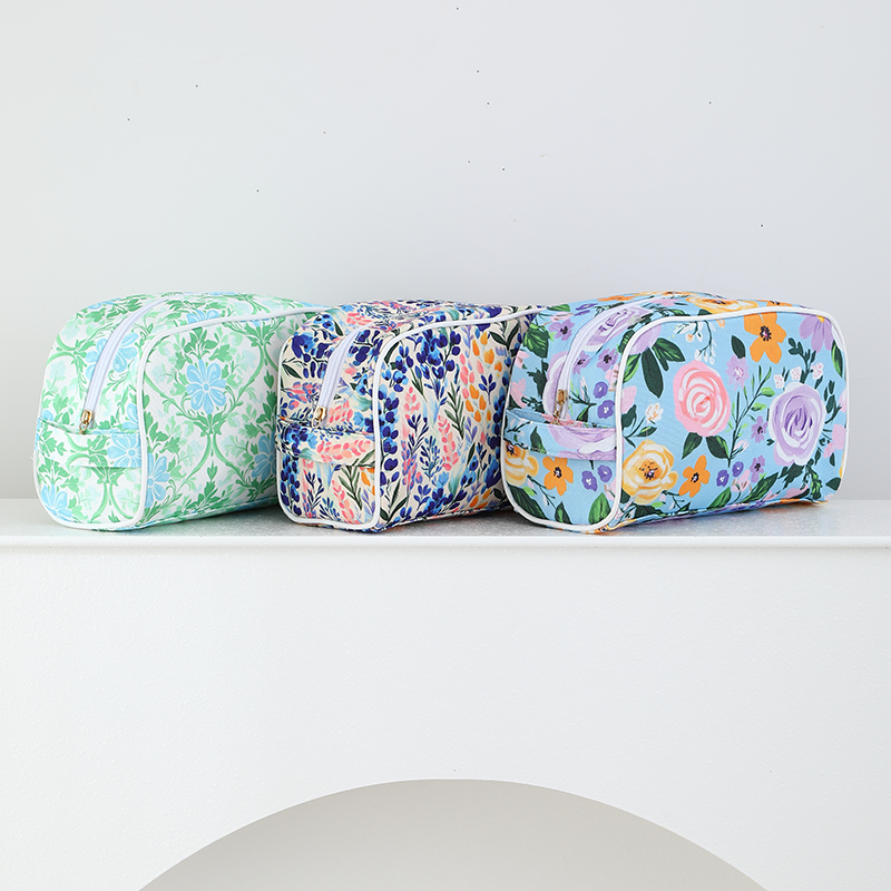 Southern My Sass - Canvas Cosmetic Case Makeup Bag