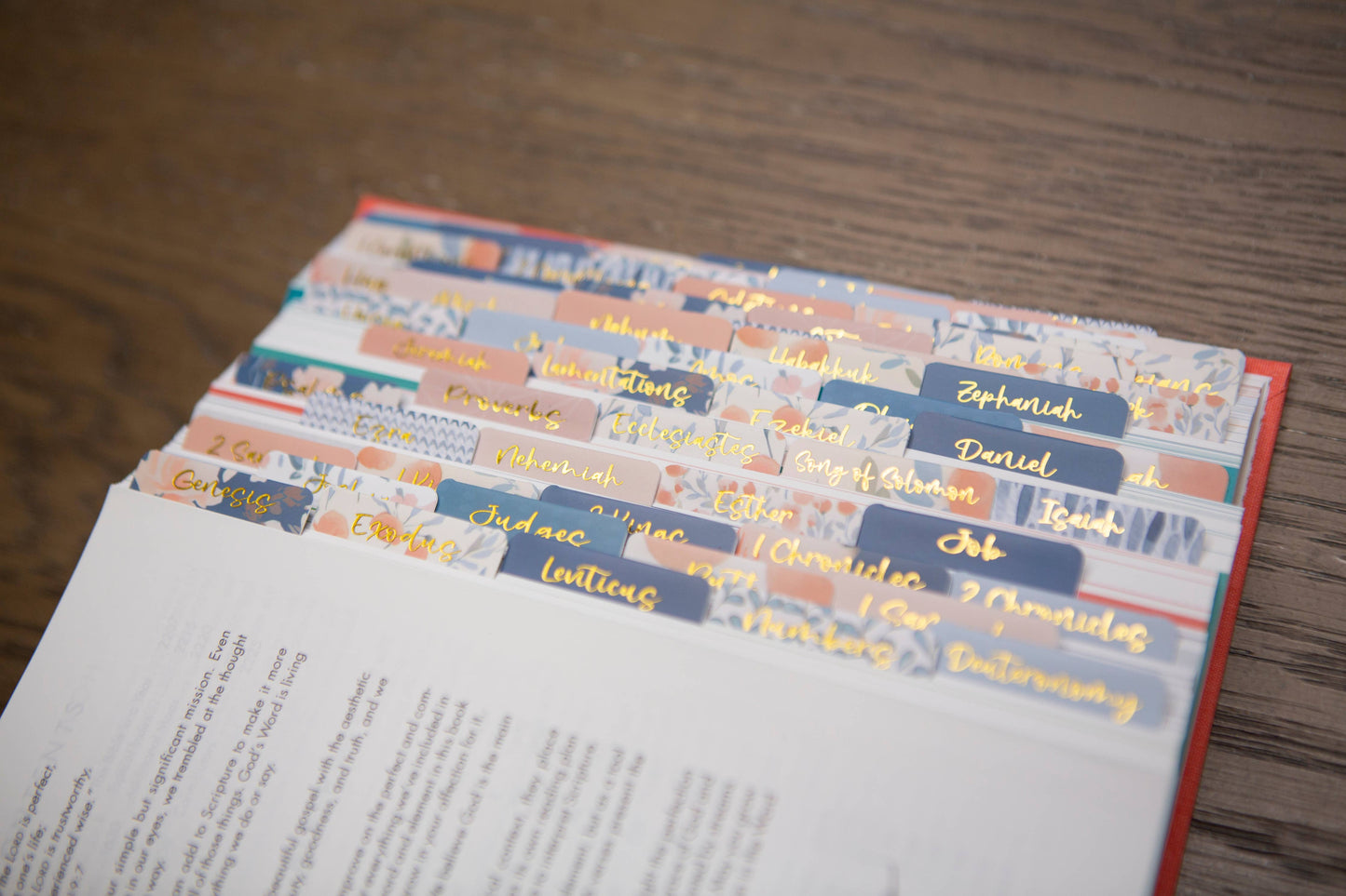 Chosen & Cherished - Tabs For Your Bible | Pretty Bible Book Tabs