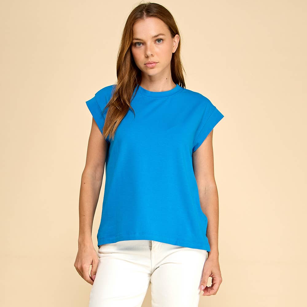 Les Amis - Short Sleeve Solid Top