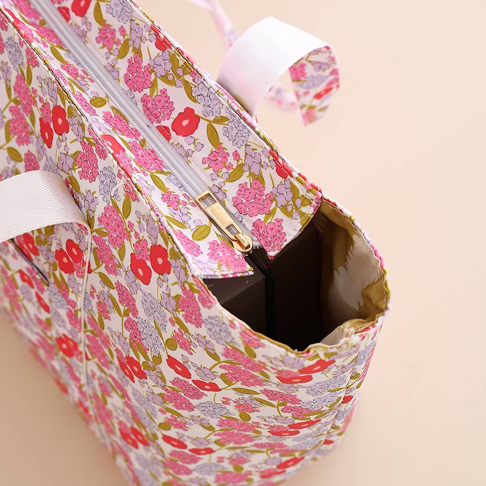 Southern My Sass - Floral Tote Bag Diaper Bag Carry All Tote