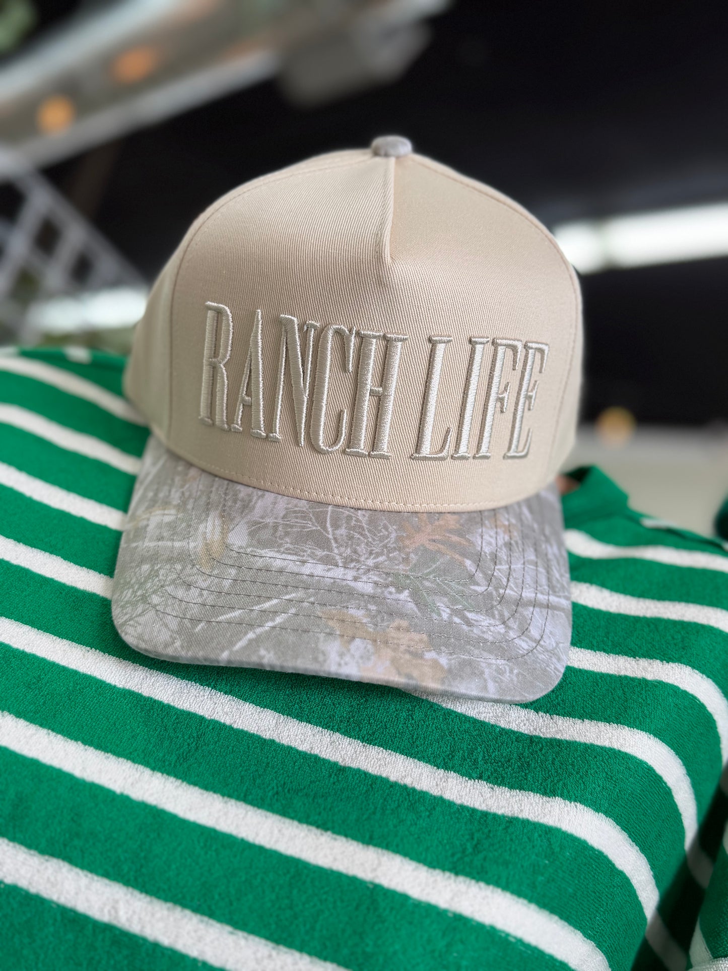 Ranch Life Monogrammed Cap