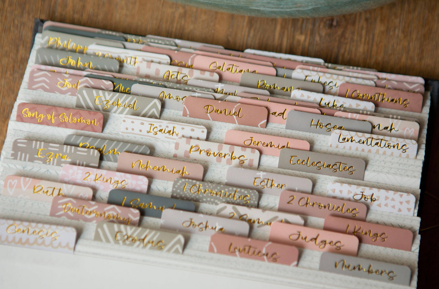 Chosen & Cherished - Bible Tabs | Neutral Bible Index Tabs