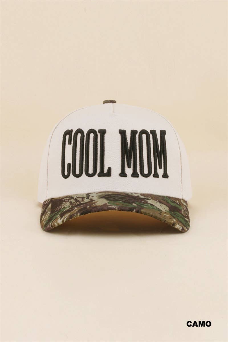 42POPS -  Cool Mom Two Tone Snapback Hat Zenana