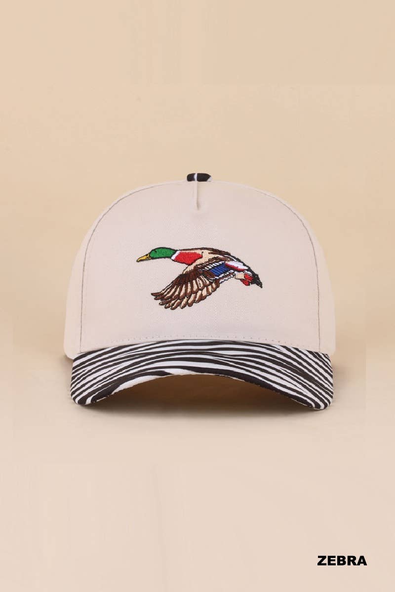 42POPS -  Mallard Two Tone Cotton Hat Zenana Consgt.