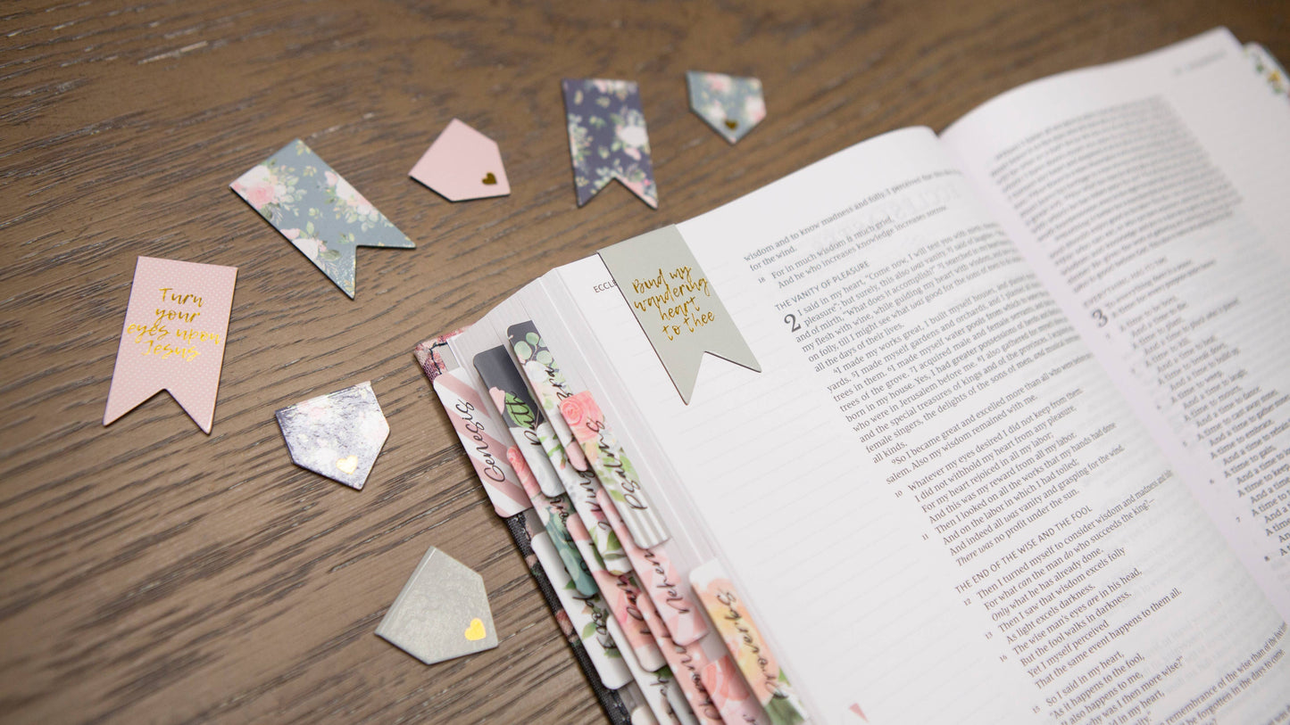 Chosen & Cherished - Magnetic Christian Bookmarks | Set of Bible Bookmarks