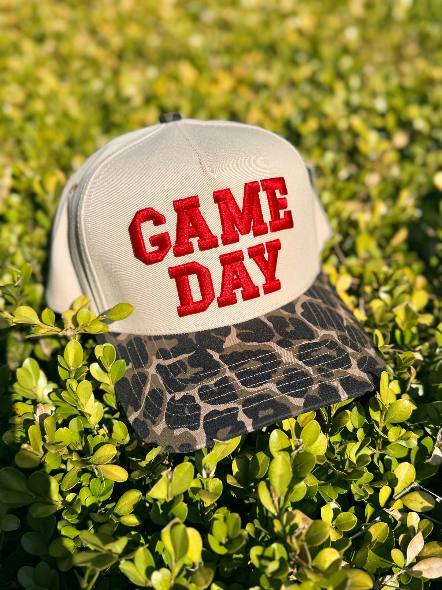 GAME DAY-Red/leopard