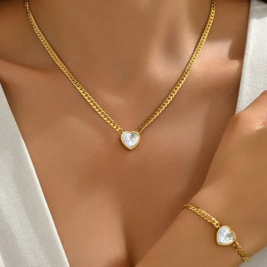 Heart of a Diamond Neckalce