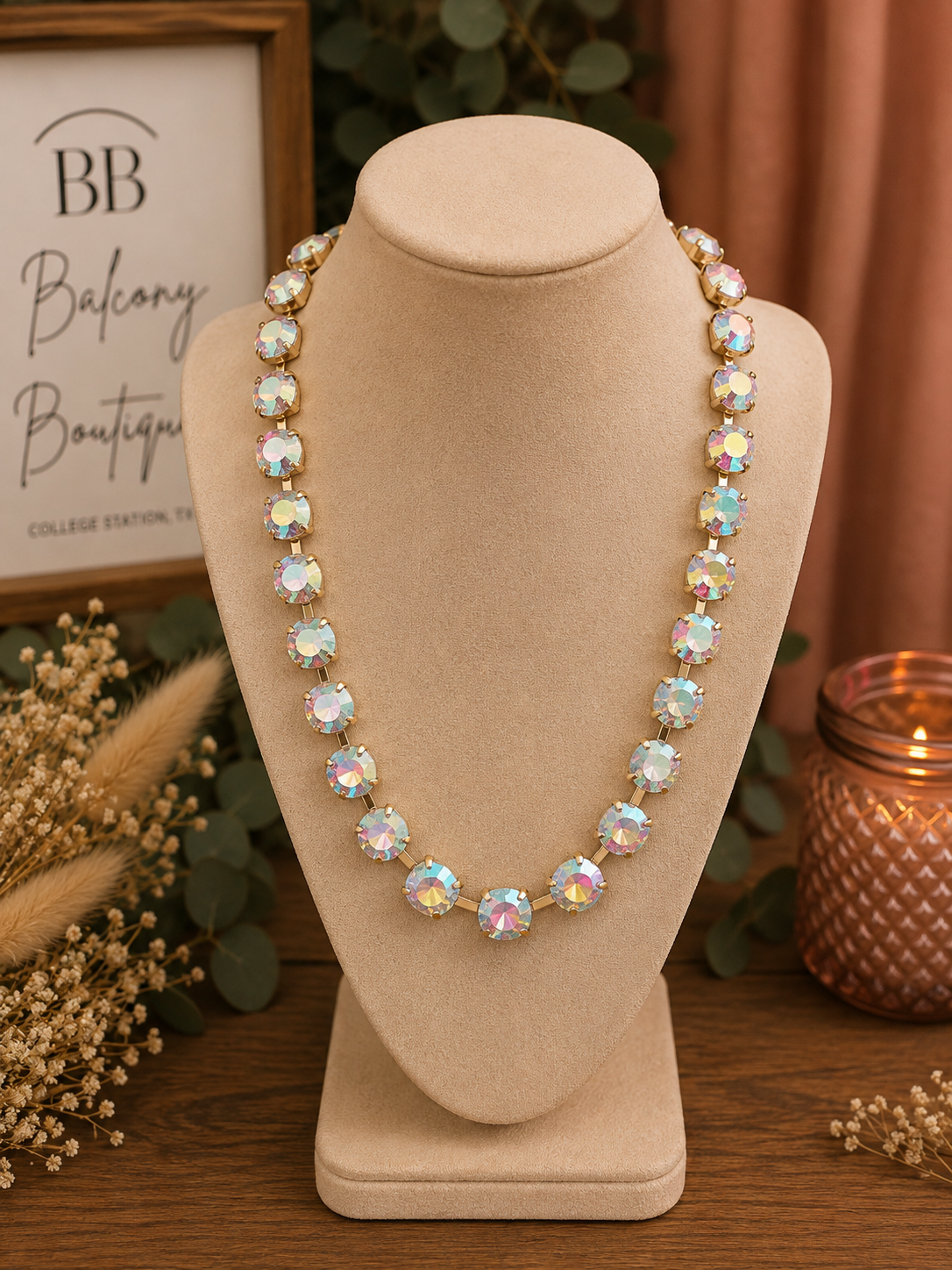 Multi Rhinestone Necklaces