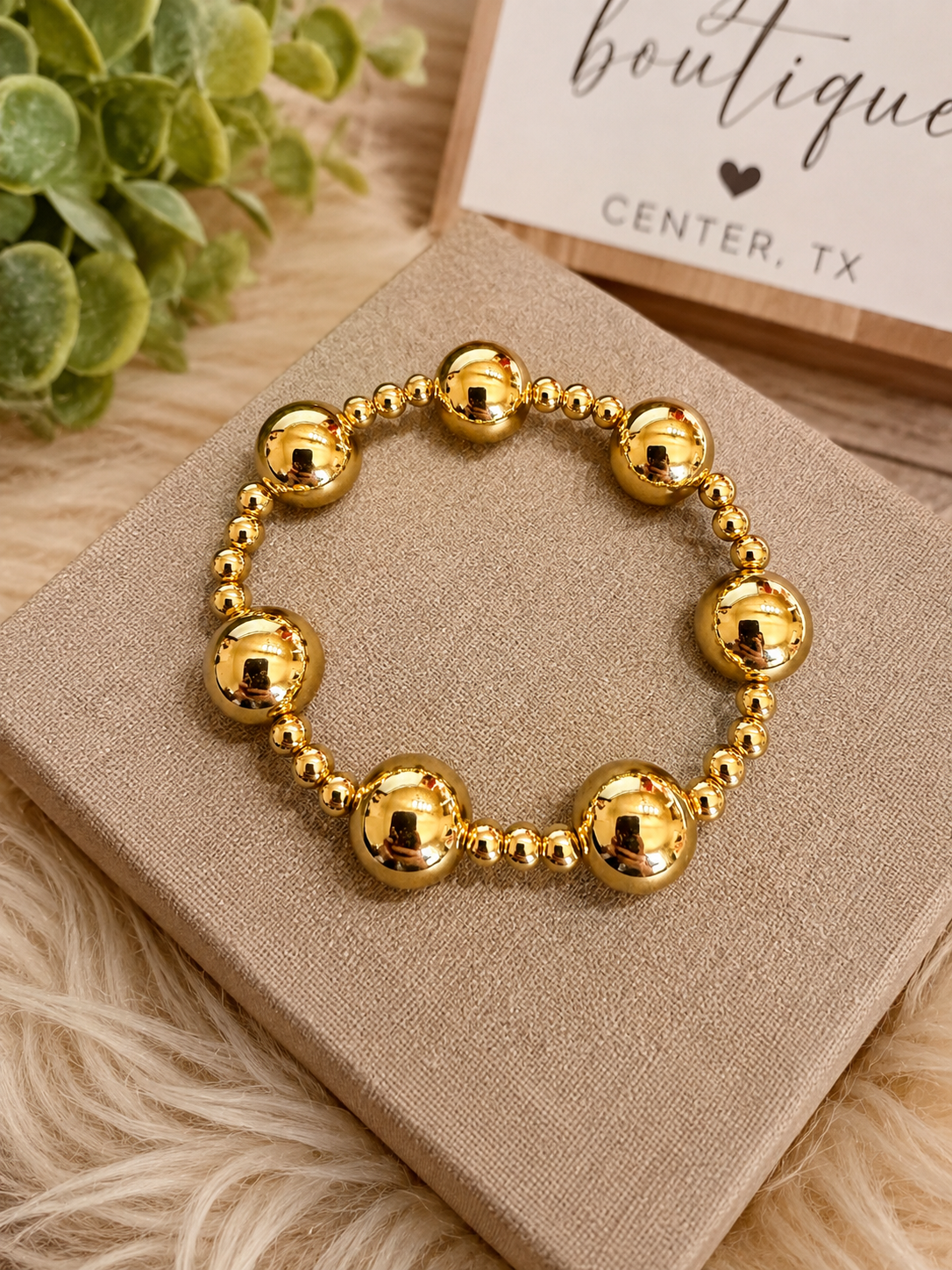 Nova Gold Beaded Bracelets