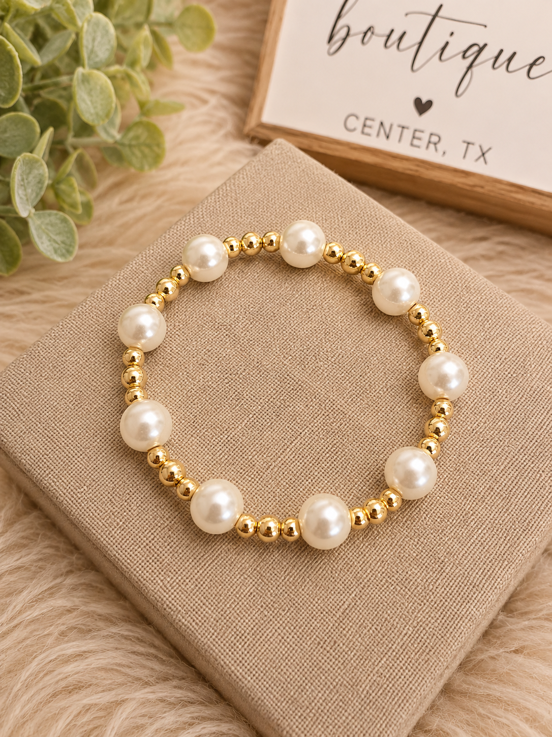 Abby Medium Pearl Beaded Bracelets