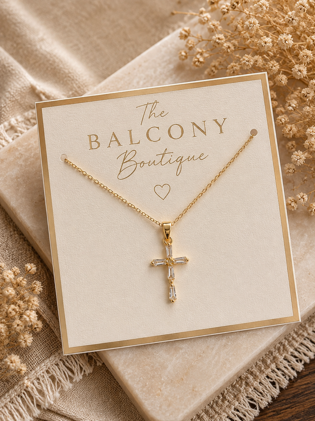 Alaina Cross Necklace