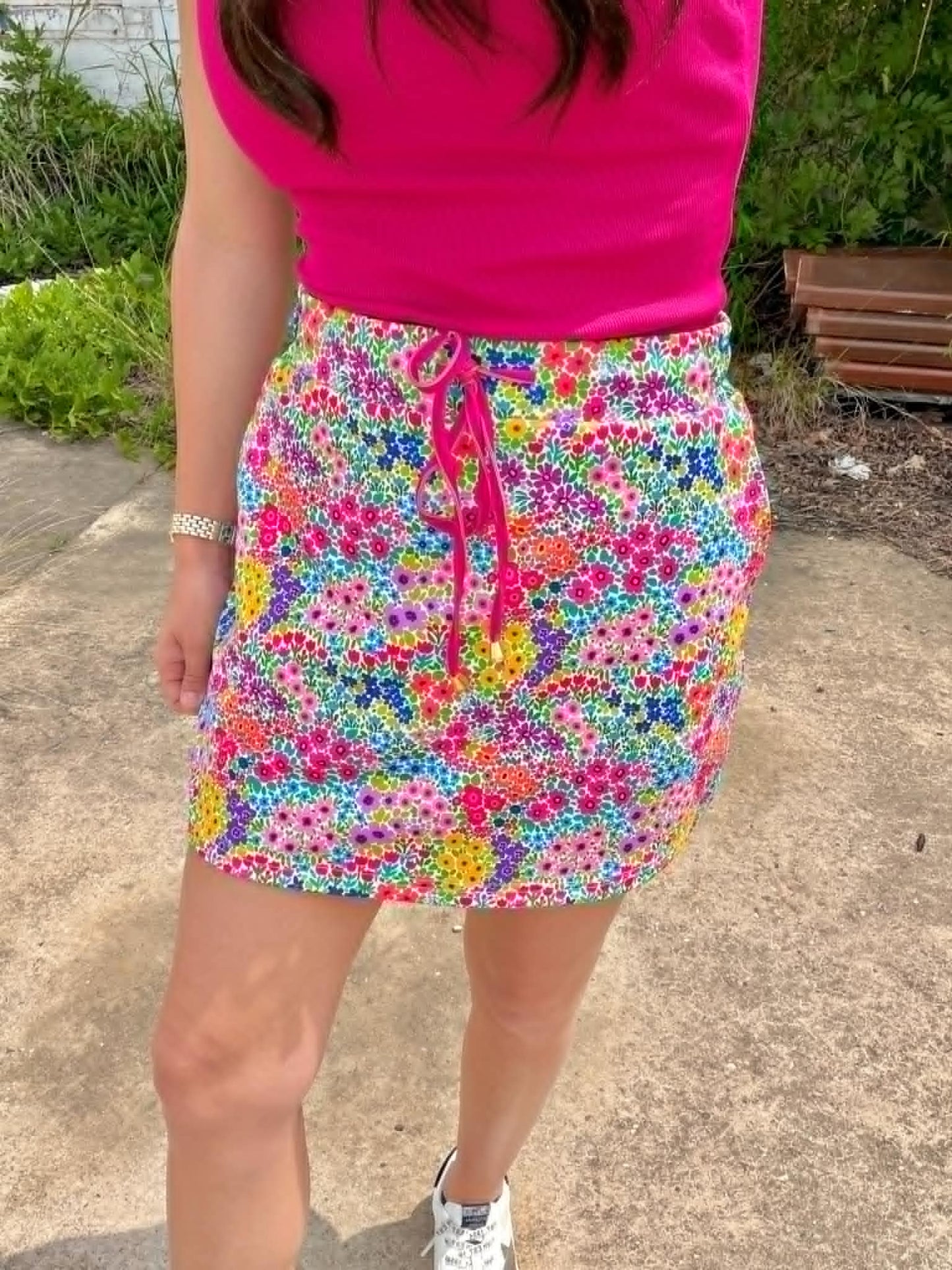 Falling For Florals Skort