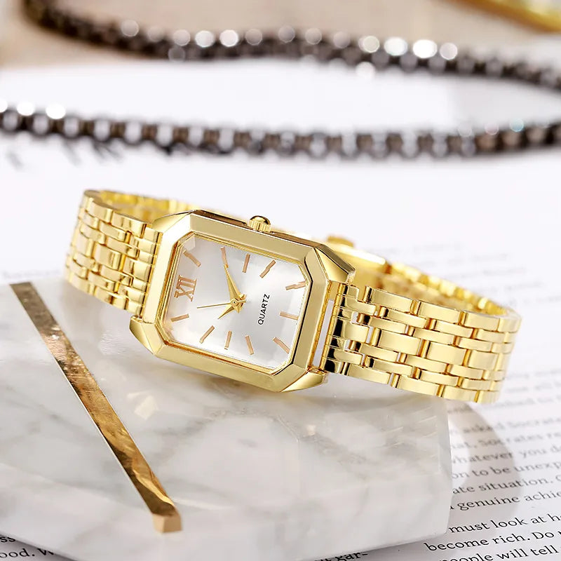 Elegant Time Gold Watch