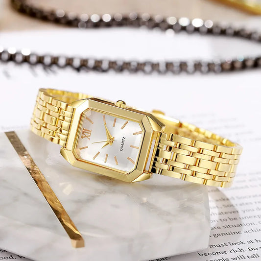 Elegant Time Gold Watch