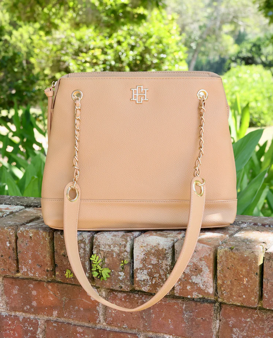 Caroline Hill Teegan Tote Tan