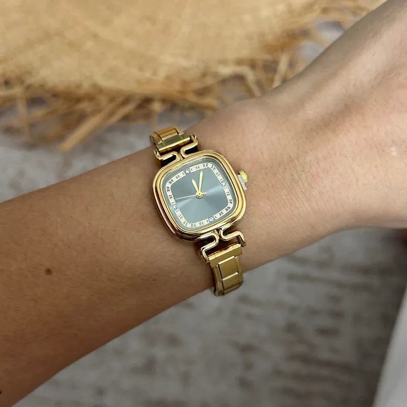 Timeless Elegance Quartz Square Dial Watch