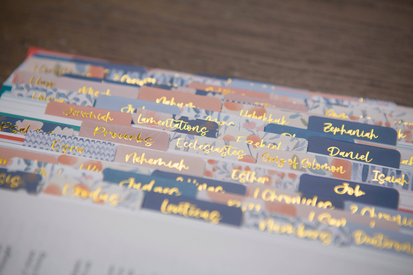 Chosen & Cherished - Tabs For Your Bible | Pretty Bible Book Tabs