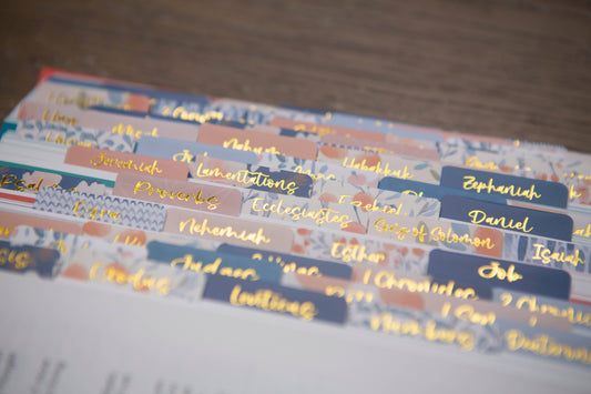 Chosen & Cherished - Tabs For Your Bible | Pretty Bible Book Tabs