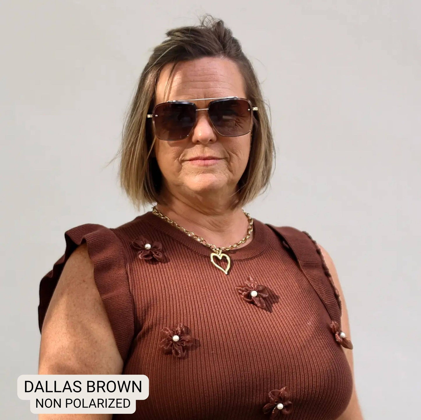 DAX Eyewear - Dallas - Women's Modern Aviator Sunglasses