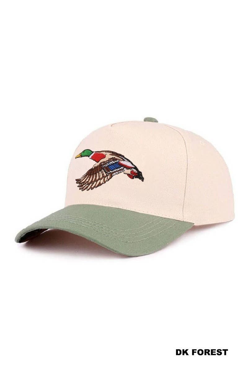 42POPS -  Mallard Two Tone Cotton Hat Zenana Consgt.