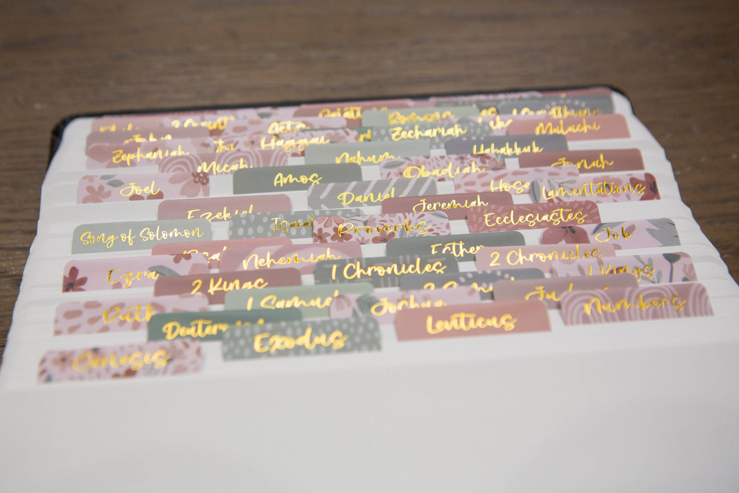 Chosen & Cherished - Bible Book Tabs | Pretty Bible Tabs