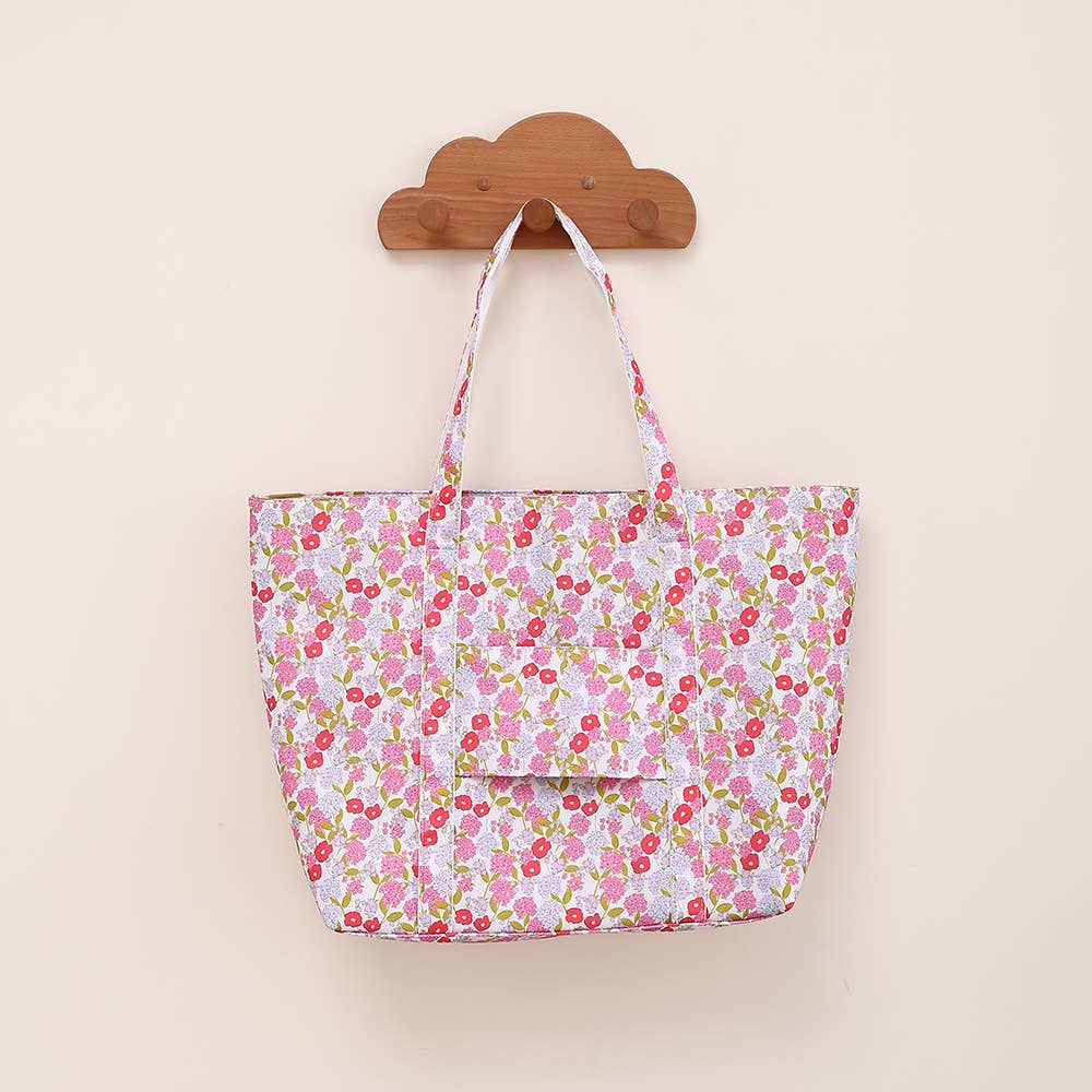 Southern My Sass - Floral Tote Bag Diaper Bag Carry All Tote