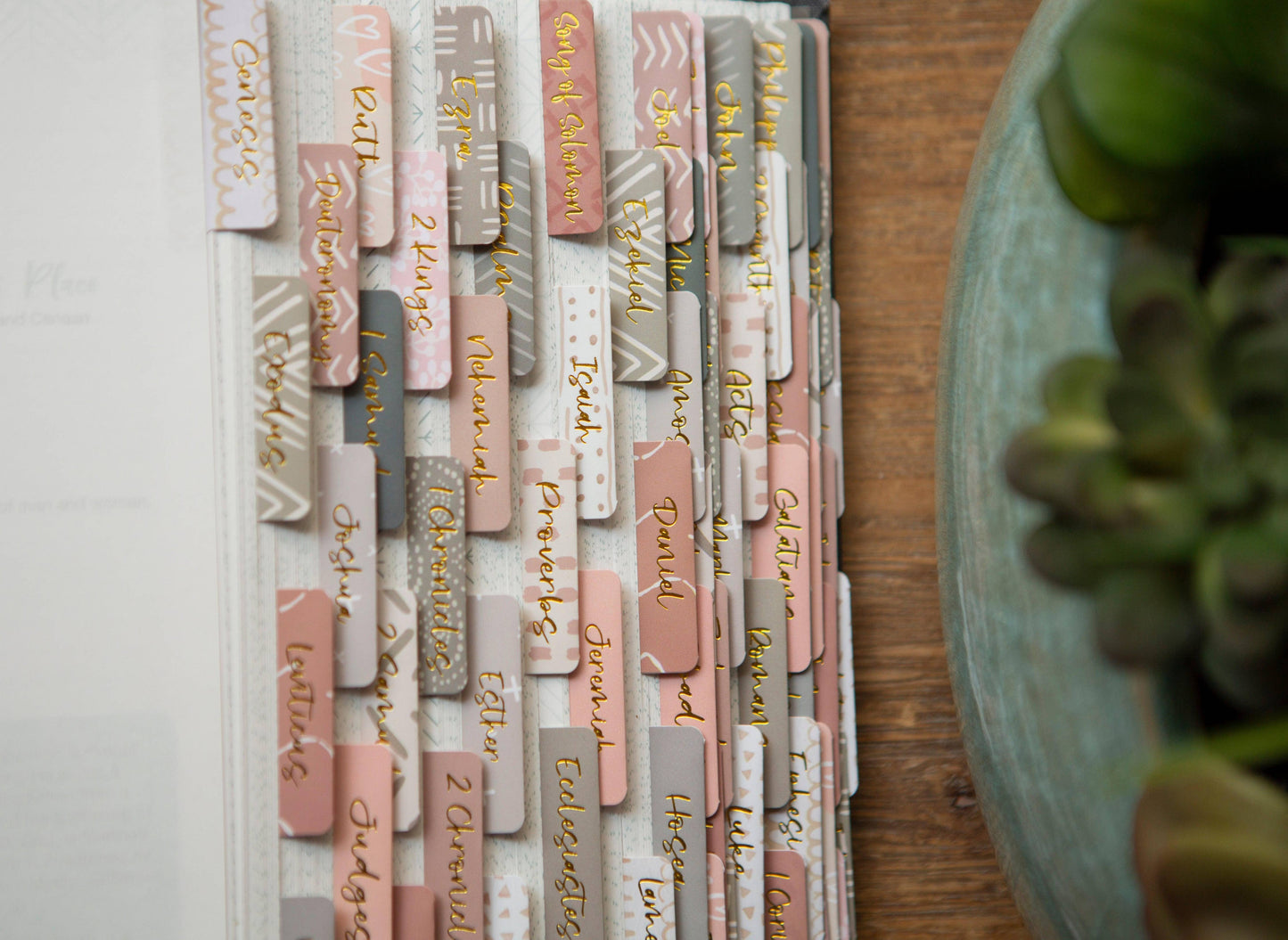 Chosen & Cherished - Bible Tabs | Neutral Bible Index Tabs
