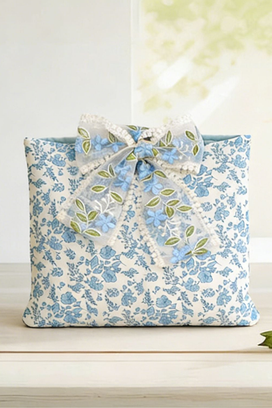Jillian Floral Tie Bible Cover