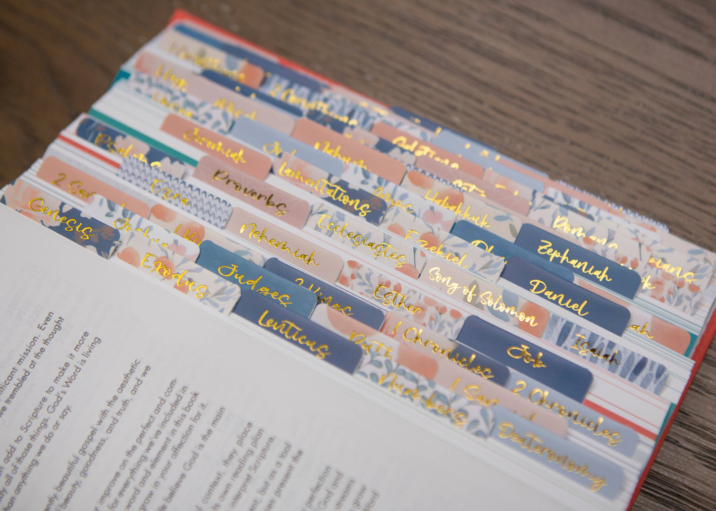 Chosen & Cherished - Tabs For Your Bible | Pretty Bible Book Tabs
