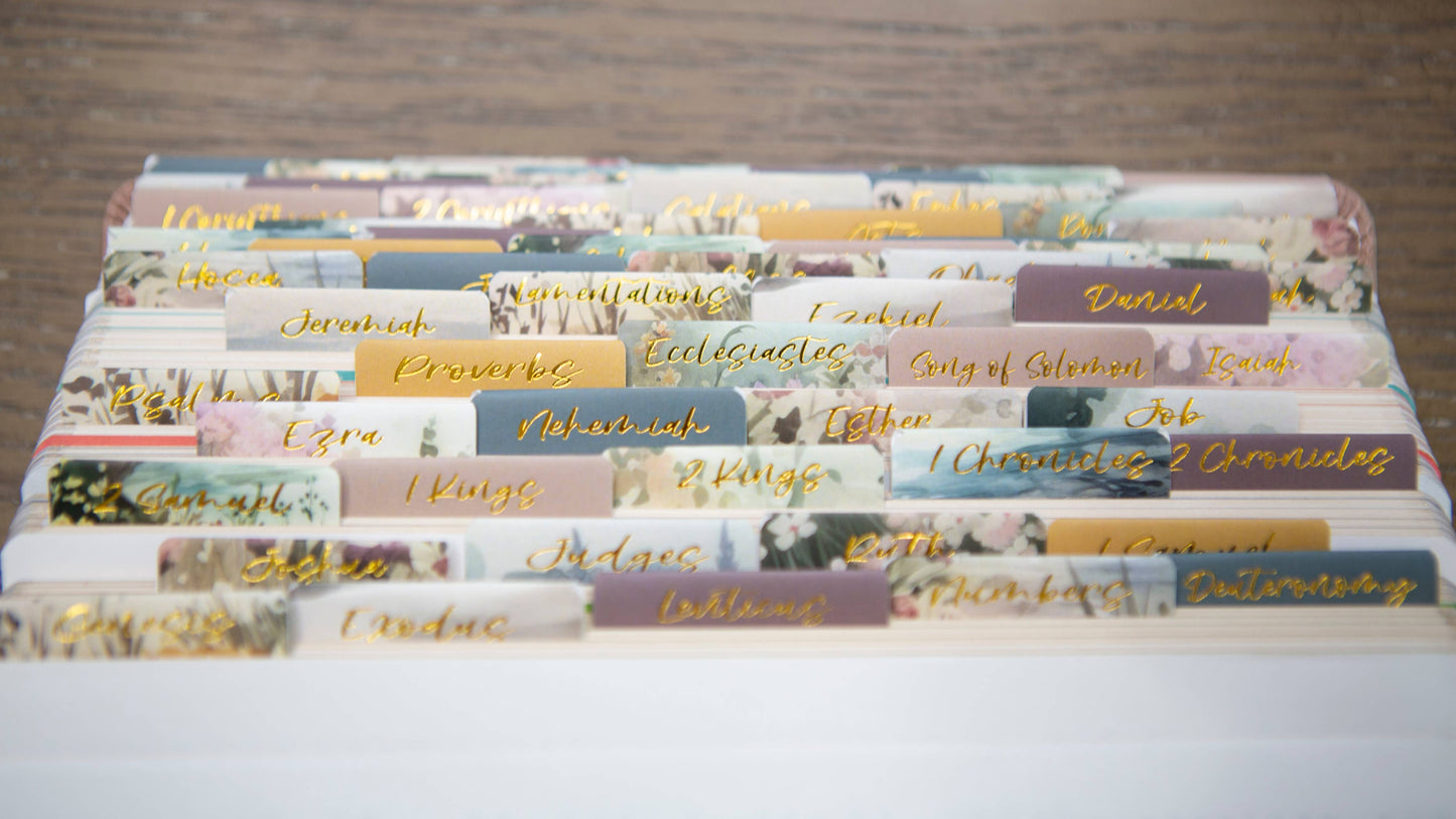 Chosen & Cherished - Pretty Bible Book Tabs | Bible Tabs