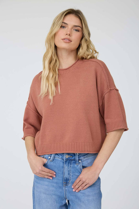 Fallin Leaves Drop Shoulder Sweater