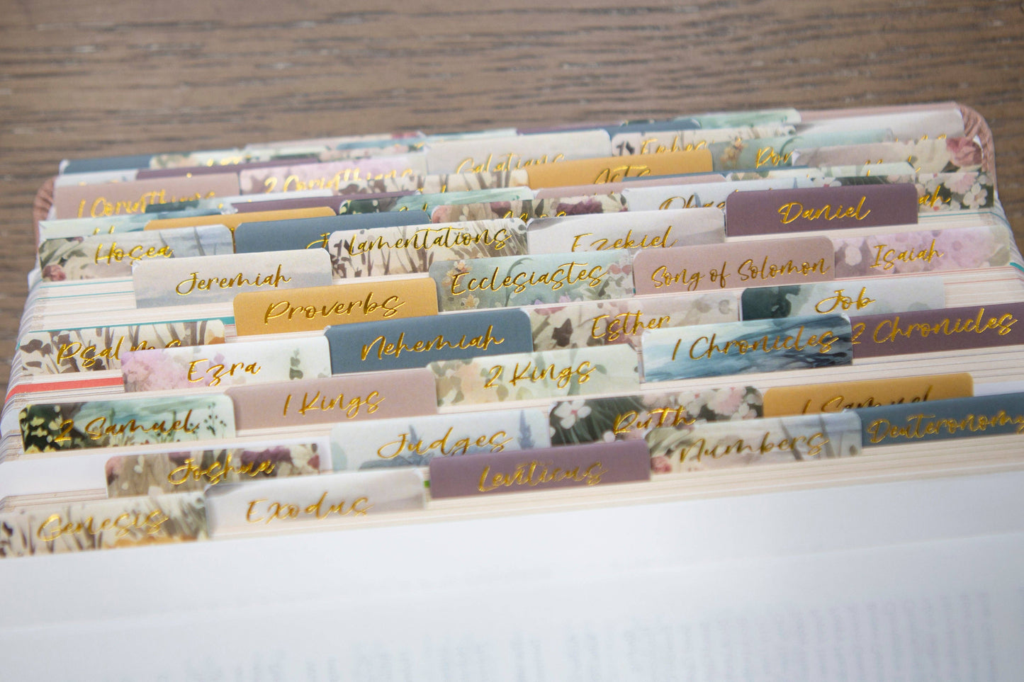 Chosen & Cherished - Pretty Bible Book Tabs | Bible Tabs
