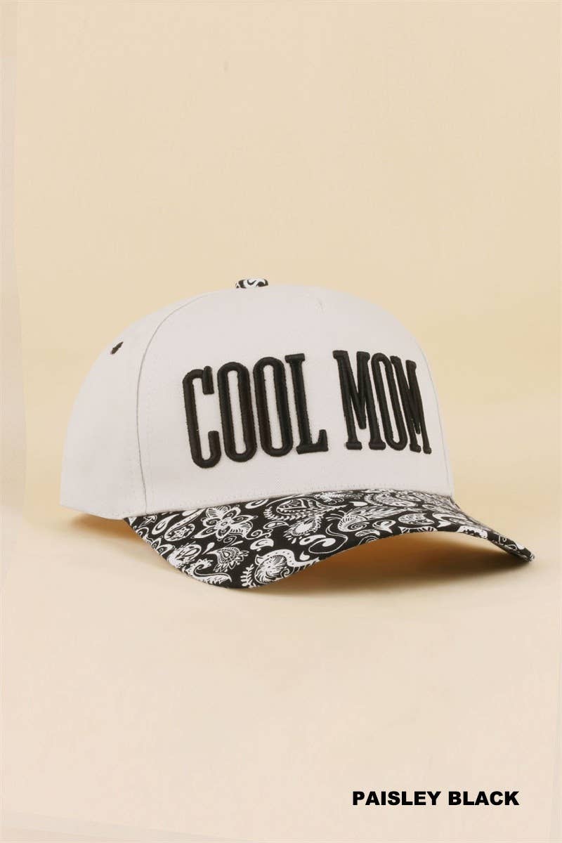 42POPS -  Cool Mom Two Tone Snapback Hat Zenana