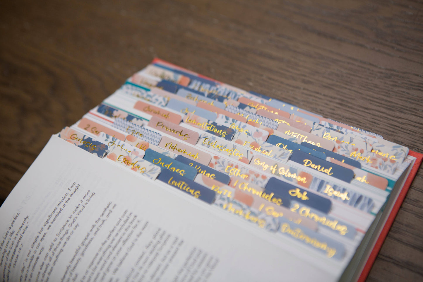 Chosen & Cherished - Tabs For Your Bible | Pretty Bible Book Tabs