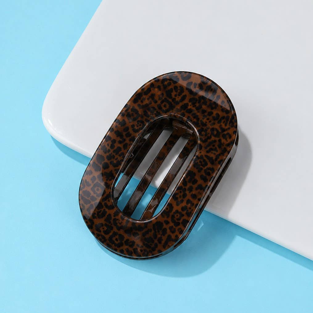 JOSSLYN by wall to wall - Vintage Floral & Leopard Hair Clip | 40H1119