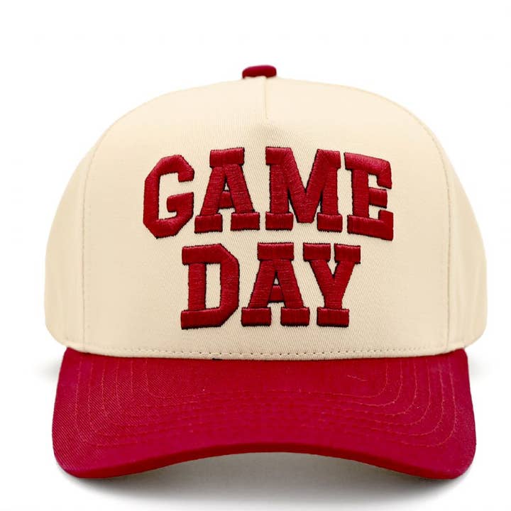 Game Day Monogrammed Cap