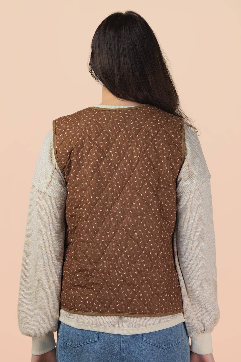 Darci Tie Floral Vest