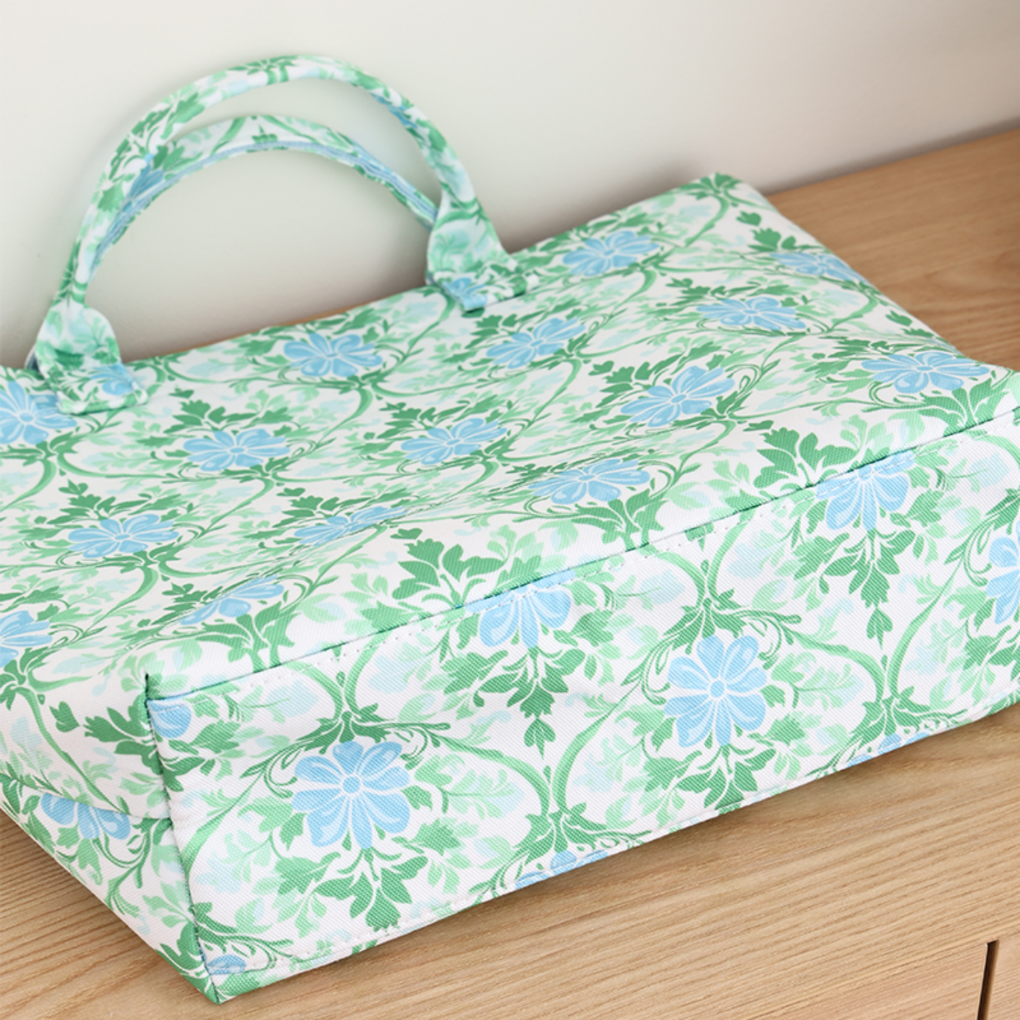 Southern My Sass - Canvas Floral Tote Bag Beach Tote Everyday Tote