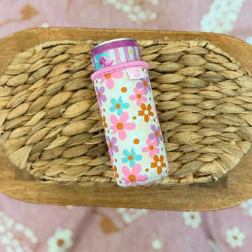 It's Tex Jess - Slim Can Sleeve-Green Floral