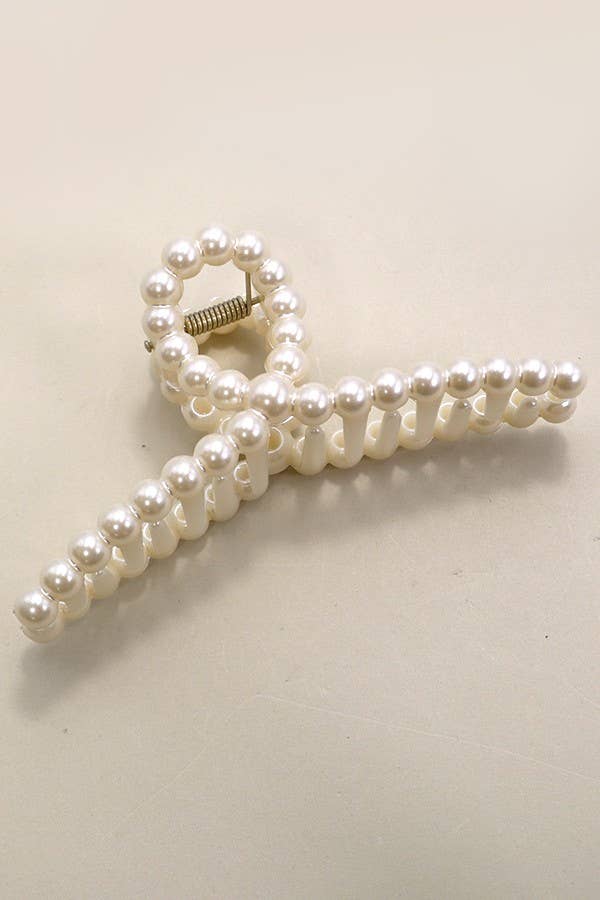 JOSSLYN by wall to wall - PEARL HAIR CLAW CLIPS | 40H736