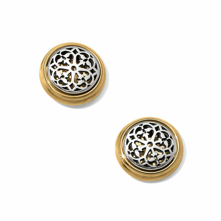 Ferrara Two Tone Post Earrings - Brighton